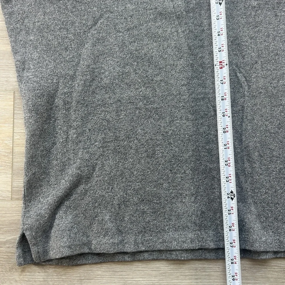 Polo Ralph‎ Lauren Sweater Mens 2XL Gray Quarter Zip Mock Neck Pullover Logo